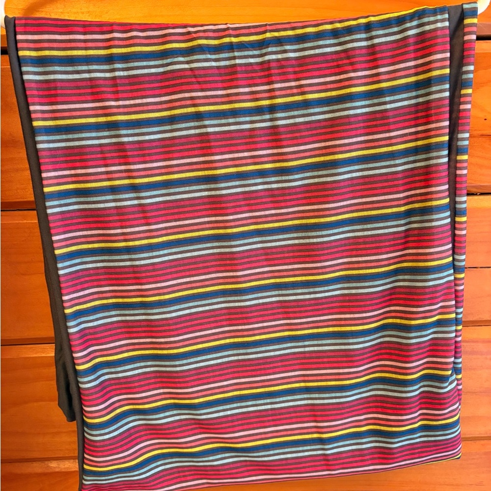 Striped Multi-Color Infinity Scarf